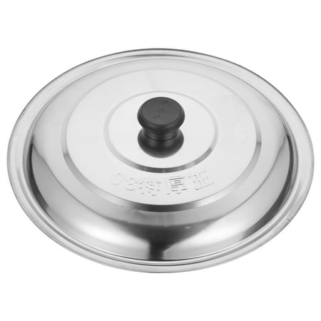 

Frcolor Household Pot Cover Stainless Steel Pan Lid Multi-function Pot Lid Home Accessory