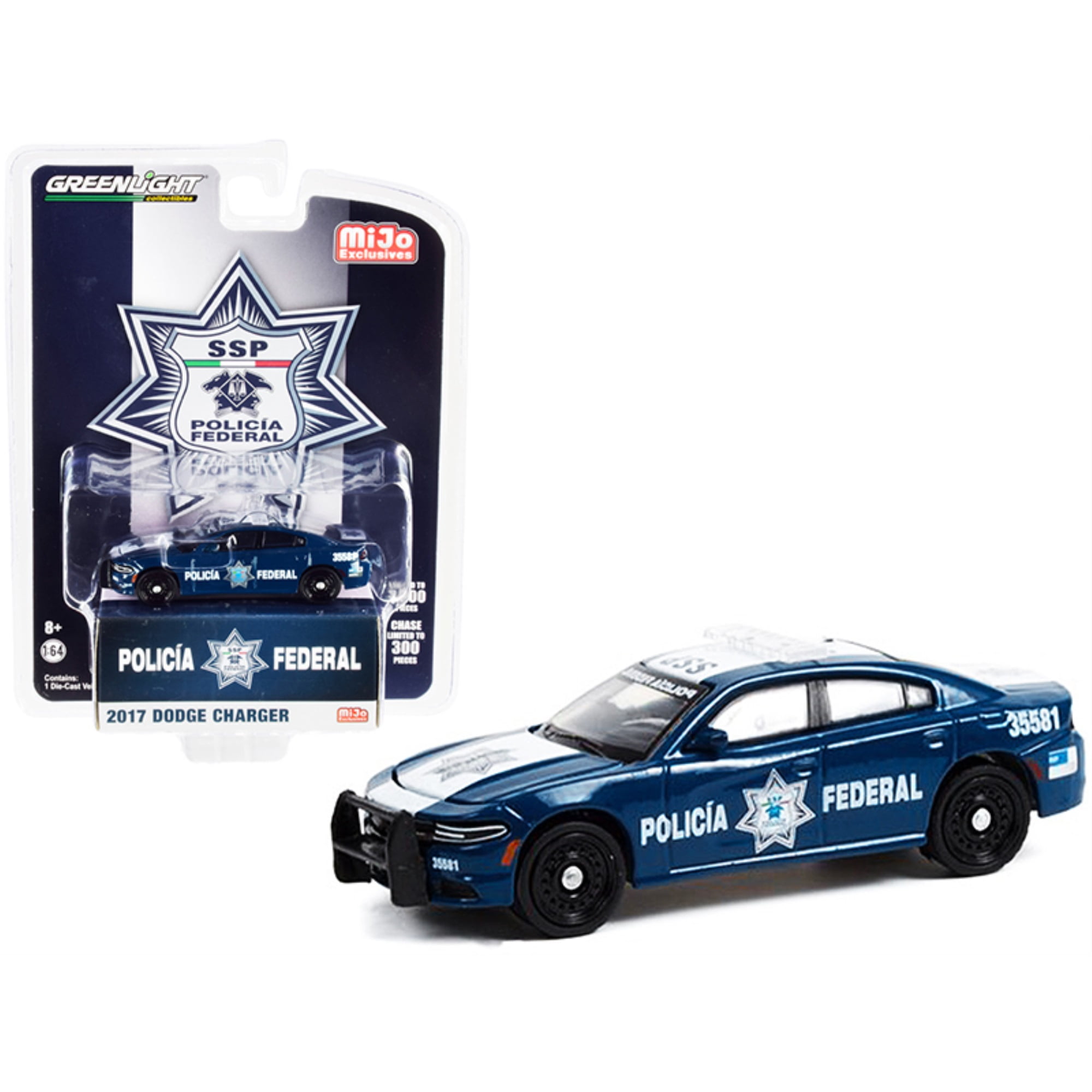 Diecast Cars, Trucks & Vans CHASE Policia Federal De Mexico Greenlight