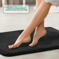 thumbnail image 4 of SAYFUT Memory Foam 3 PC Bathroom Rug Absorbent Bath Mat Set Small Large and Contour Rug, 4 of 7