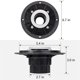 thumbnail image 4 of Square Drain Flange Base for 2 Inch For Linear Shower Drain Installation, 4 of 6