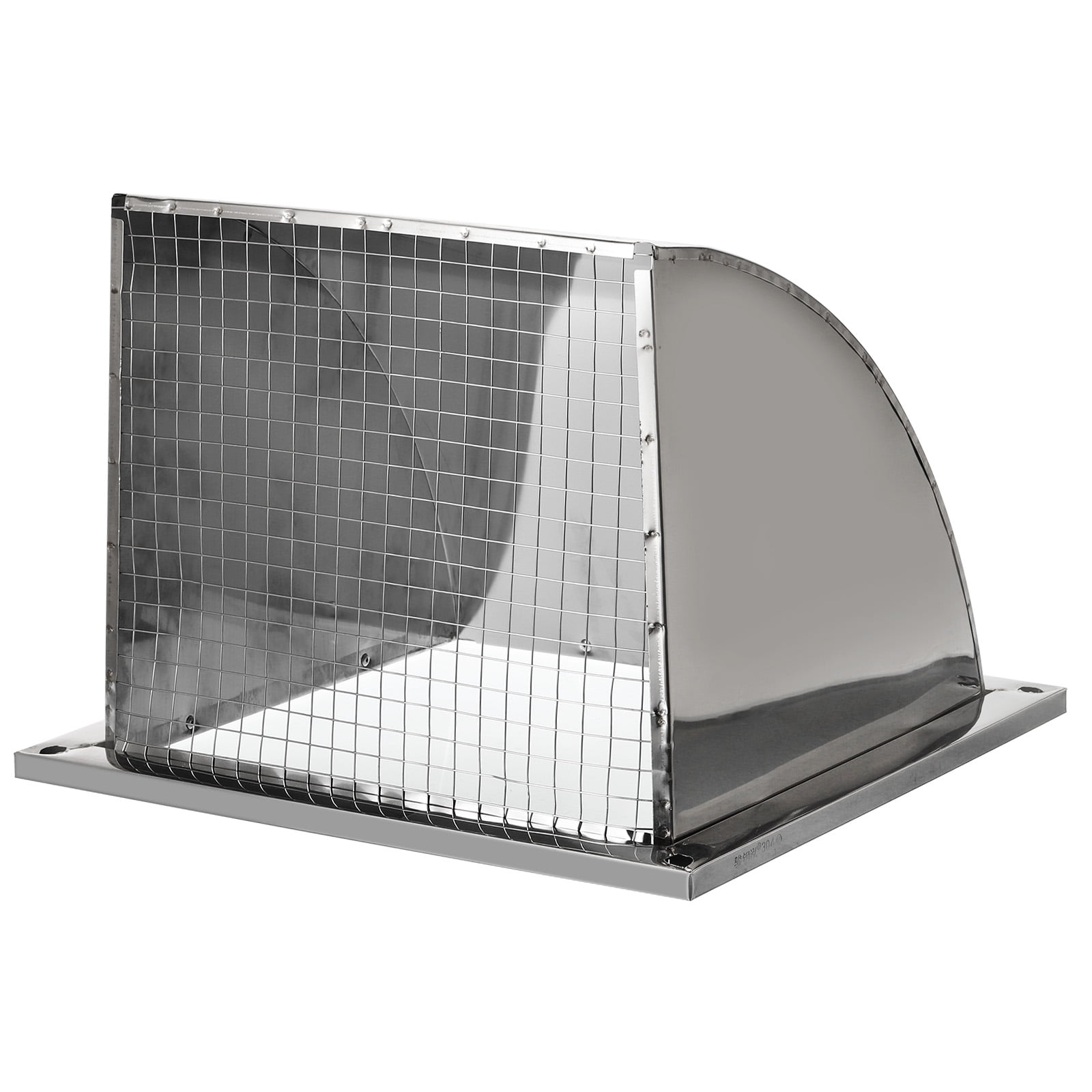 Uxcell 12"x12" Wall Vent Cover Exterior Dryer Vent Grille Louvered 304