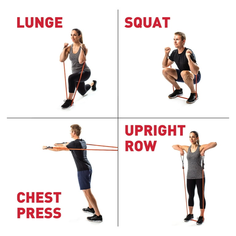 Perfect Fitness Resistance Bands Extreme 50 Pound Walmart