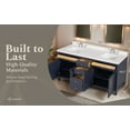 thumbnail image 4 of Lavanti Oakford 72-inch Bathroom Vanity with Sink – Stylish Navy Blue, 4 of 7