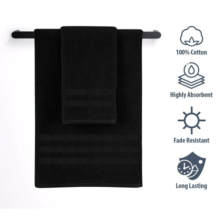 100 Inch Really Big Bath Towel - Black – ReallyBigTowels