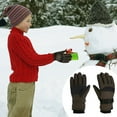 thumbnail image 5 of Kids Winter Warm Gloves Waterproof 11-16 Years Winter Gloves for Boys Girls Snow Windproof Mittens Outdoor Sports Skiing, 5 of 7