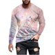 thumbnail image 2 of Blusas y camisas de manga larga con cuello redondo para hombre Blusa de manga larga con cuello redondo y estampado de carnaval para hombre Blusa de poliéster para hombre, 2 of 5
