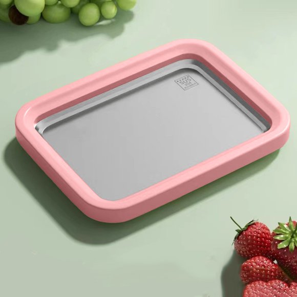 Dvkptbk Ice Cream Maker,Yogurt Machine Ice Tray Household Small Ice Cream Machine Mini Children'S New Nezha Special Stainless Steel No Need To Plug In