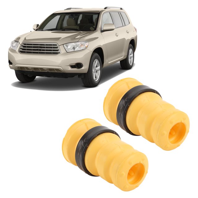 48341 48020, Noise Reduction 1 Pair Strong Toughness Rear Strut Bump Stop Rear Coil Spring Bump Stop Sturdy for RX300/330/350