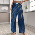 thumbnail image 2 of Abstract Pattern Pajama Pants Comfortable Elastic Waist Pajamas Fashion Sleepwear Bottoms Plus Size Homewear, 2 of 6