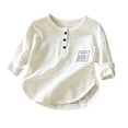 thumbnail image 3 of Bovxnpu Unisex Girls Long Sleeve Shirts Undershirts Long Sleeve Slub Cotton Base Layer Pullover Girls Tops, 3 of 7