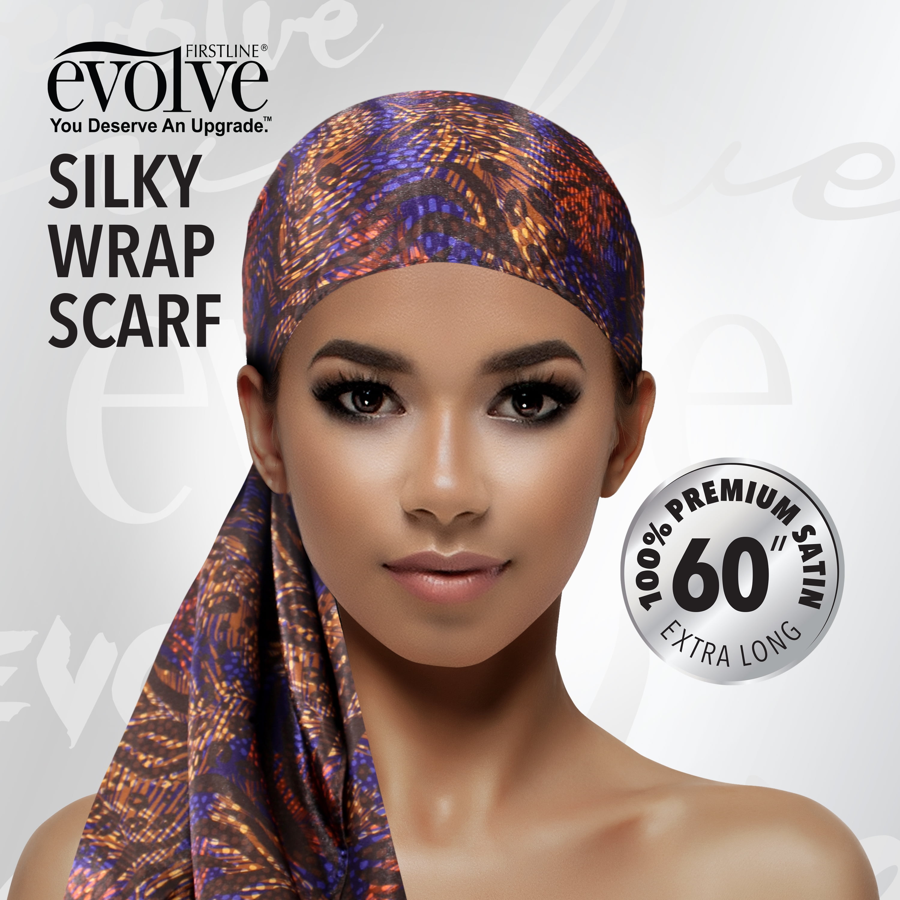 Firstline Evolve Satin Edge Wrap Scarf EVOLVE SATIN SAFARI WRAP