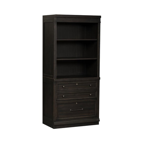 Liberty Furniture Industies, INC 2 Piece Hutch & Cabinet Set in Chalkboard