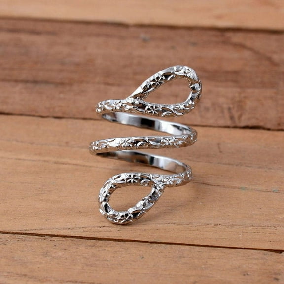 Adjustable Arthritis Ring – 925 Silver Swan Neck Splint for PIP or DIP Joint Support