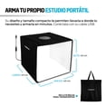 thumbnail image 3 of Caja de Luz para Fotografía Profesional Redlemon 40x40cm 12 Cicloramas, 3 of 8