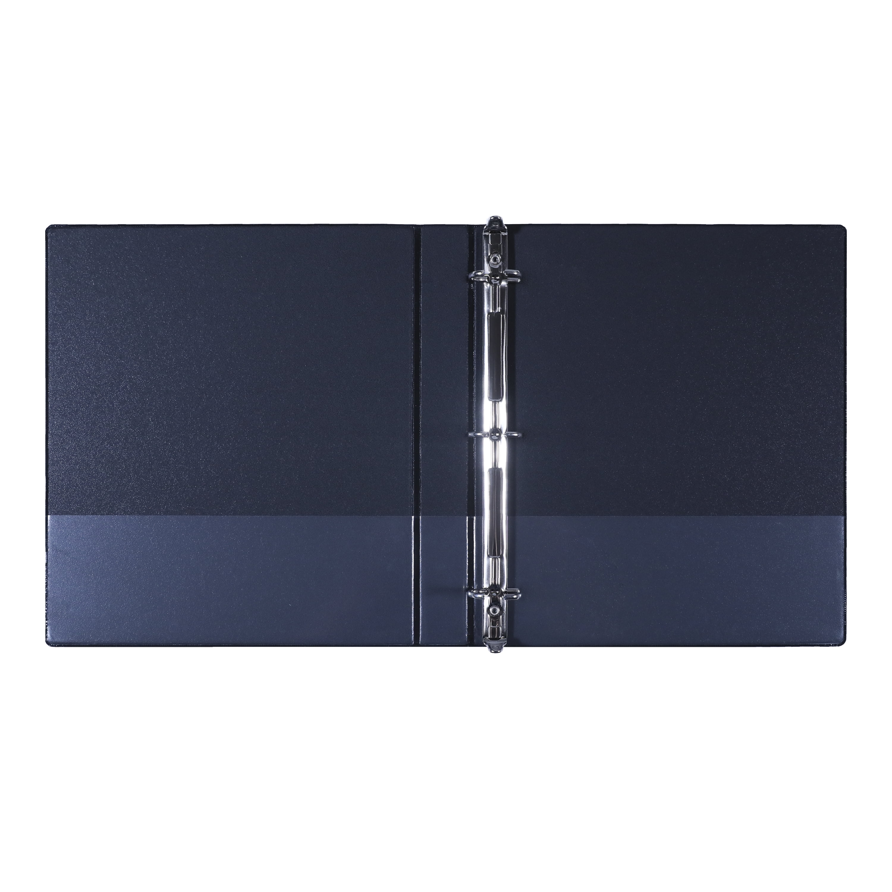 Pen+Gear Durable View 3-Ring Binder with 1-inch Rings 4-Pack (Black)