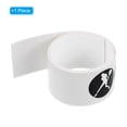 thumbnail image 3 of Unique Bargains 16" Racket Head Protection Tape, PU Tennis Racquet Head Guard for Tennis Practice Training, White, 3 of 6