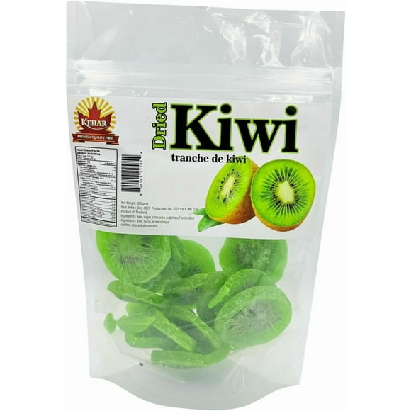Kehar Kiwis Séchés de Qualité Supérieure 200 g - Sans Agents de Conservation Ajoutés
