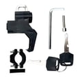 thumbnail image 4 of Gancho de almacenamiento para candado de casco de motocicleta, accesorios con 2 llaves antirrobo Estilo F, 4 of 8