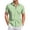 Green, variant on ZHOGXU Mens Shirts Plaid Short Sleeve Button Down Shirt Fashion Lightweight Tops For Work,Red