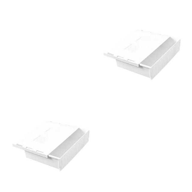 Cajón autoadhesivo Sidaley blanco extra grande 2Conjunto