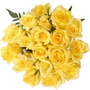 Yellow Sunshine Long Stemmed Roses