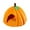 Orange, variant on Cute Pumpkin Cat House Dog House Indoors Winter Warm Pet Dog Bed Foldable Fleece for All Seasons Warm And Thick Cat and Dog Bed Dark GrayS