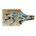 thumbnail image 1 of Octopus Cutting Board, Giant Cephalopod Legs Exotic Oceanic Animals Beast Wild Life Image Print, Decorative Tempered Glass Cutting and Serving Board, Wine Bottle Shape, Orange Blue, by Ambesonne, 1 of 1