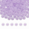 thumbnail image 1 of Uxcell 500 Pcs Perlas de Acrílico 0.08" Perlas Lindas para Pulseras Púrpura Helado, 1 of 6