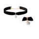 thumbnail image 2 of Gargantilla de perlas de moda para mujer, de uso diario (negra), 2 of 5