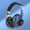 Blue, variant on Bluetooth 5.1 Foldable Headphones,Wireless Over-Ear Headset with Subwoofer,Noise Cancellation,Built-in Mic,Long Battery Life,Rose Gold