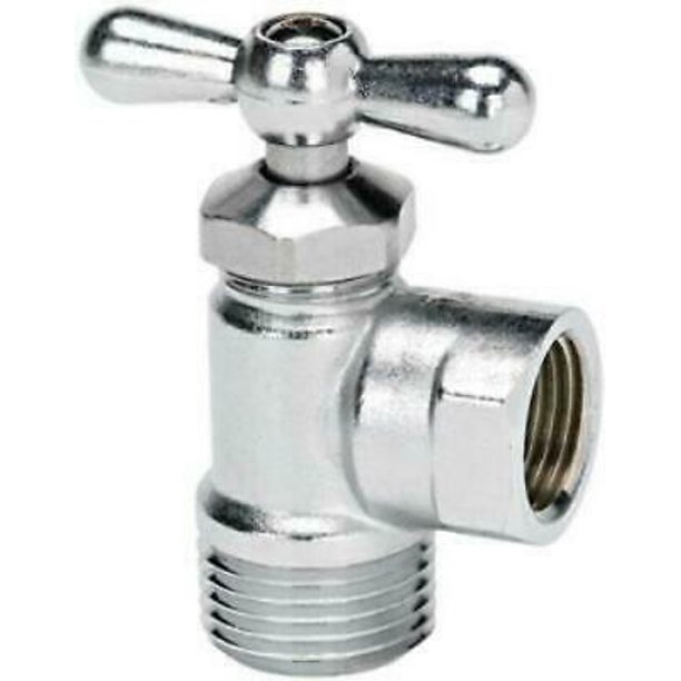 2 PK Mueller Industries 1/2", Chrome Plated; Top Operated; Brass; Female Pipe Thread Washing