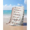 thumbnail image 4 of Retro Southwest, Beach Towels Oversized Super Absorbent, Geometric Abstract Bohemia Native Tribal Lightweight Bath Towel Quick Dry Sets For Bathroom/Pool/Rv Camping/Beach Play/Gym Room/Picnic 31"x62", 4 of 8