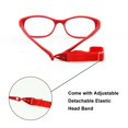 thumbnail image 3 of Boys Girls Glasses Frame Size 48 Strap One-piece Glasses Cord No Screw Flexible Children Eyeglasses Age 4-6Yrs, 3 of 5