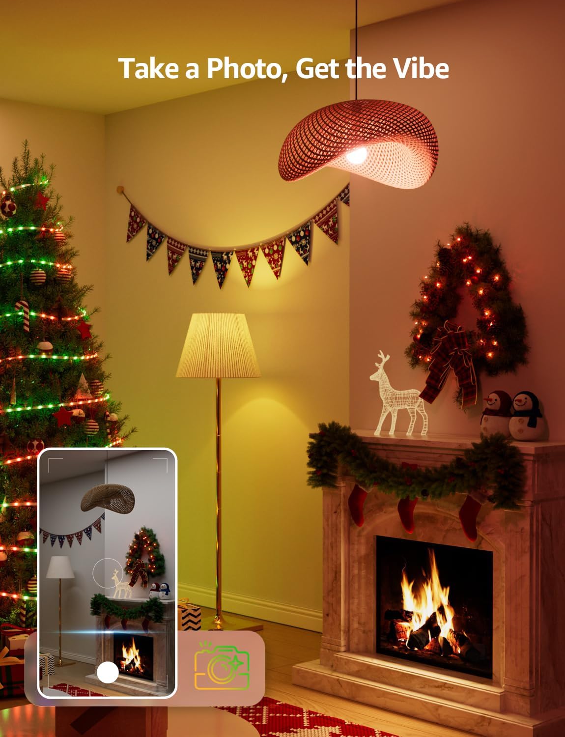 Lepro B1 AI Smart Light Bulbs Music Sync 4-Pack 60W photo 2