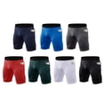 thumbnail image 4 of TFixol Pantalones cortos deportivos para hombre, paquete de 3 pares, bolsillos laterales, secado rápido, 4 of 8