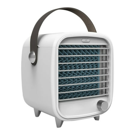 

Air Conditioner Fan For Office Mini Desktop Air Cool Fan Build-in Ice Tray Water Tank