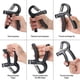 thumbnail image 2 of Hand Grip Hand Training, Adjustable Grip Strength Trainer Forearm Trainer Device Grip Strength Trainer for Strength Training, Fitness Color Orange, 2 of 5