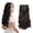 Dark Brown, variant on LELINTA 18"/24" Clip In Hair Extensions 4 PCS Long Straight Curly Wavy Hair Extension Hairpieces for Women Girls Hair Extension Ponytail Full Head with 11 Clips
