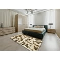 thumbnail image 4 of Ahgly Company Indoor Rectangle Abstract Wood Brown Area Rugs, 2' x 5', 4 of 6