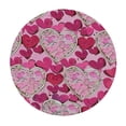 thumbnail image 2 of Nawypu Valentines Day Fitted Table Cloth, Heart Shaped Cookies Romantic Tasty Goodies Elastic Edge Covers, 2 of 7
