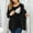 Black, variant on Maternity Shirt Long Bandage Sleeve Breast-Feeding Pregnant Woman Nursing Blouse Tops