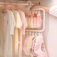 thumbnail image 4 of Sock Drying Rack with Clips - Multi Clip Hanger for Socks Underwear Baby Clothes, Windproof Laundry Hanger Closet Organizer Balcony Drying Rack, 4 of 6