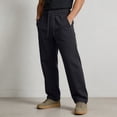thumbnail image 7 of Dvprdro Mens Cotton Wide Leg Sweatpants Elastic Waist Drawstring Casual Athletic Sweat Pants Fashion Loose Fit Trousers Workout Gym Jogger Pants with Pocket, 7 of 7