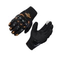 thumbnail image 1 of braveheart Comfortable Motorcycle Gloves With Touch Screen Functionality Adjustable Strap orange, 1 of 6