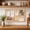 Brown-BW, variant on MMJ 30 Push Pins Included Bulletin Board 23.62x15.75in Rectangle Pin Board No Drill Self Adhesive Wall Mount for Photo Display Message Notes Home Office Decor