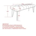 thumbnail image 4 of Contemporary Bench, Blush, 4 of 8