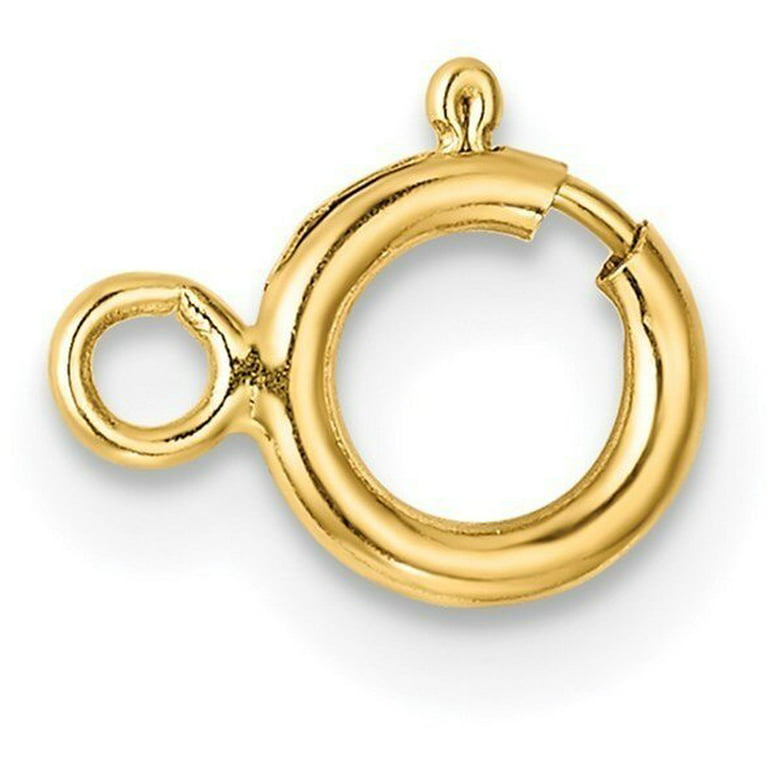 Spring Ring Clasp Extender 14k Gold