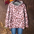 thumbnail image 2 of successthop Hoodie Women Plus Size Loose Long Sleeve Hoodie Drawstring Tops Heavyweight Floral Streetwear with Pockets, 2 of 4