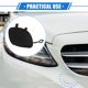 thumbnail image 2 of Tapa de agujero de ojo de gancho de remolque de coche compatible con Mercedes-Benz E400 2017-2018, parachoques delantero negro de plástico duradero, 2 of 7