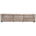thumbnail image 3 of Beaumont Lane Power Recliner Sofa with Power Headrest in Brown Leather, 3 of 4